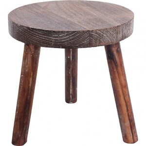 Timber Round Stool Large