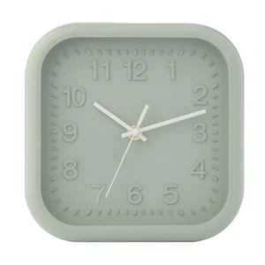Nico Mini Wall Clock 20.3x2.9cm Grn