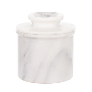 Nuvolo Marble French Butter Bell 15x8cm Whi