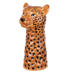 Lennon Cheetah Vase 12x11x25cm Mul