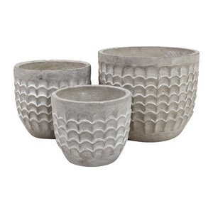 Scale S/3 Cement Pots 16x13.5cm - Sizes sold separately