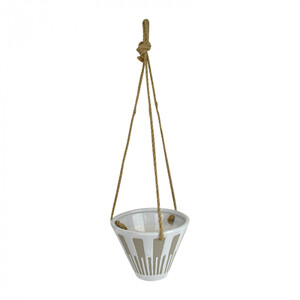 Cabo ceramic hanging pot 17x12.5cm