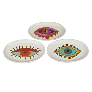Mythos Cer Trinket Plates 15x11.5cm-3ast