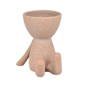Colby Ceramic Pot 12x11.5cm Nude Sand