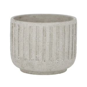 Keller Cement Pot 18x14.5cm Grey