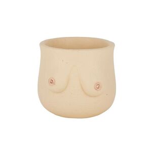 Cadente Cement Pot 16x14cm Nude