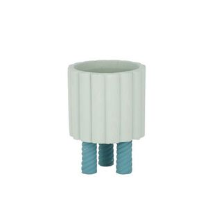 Conley Cement Pot 11x15cm Mint/Teal