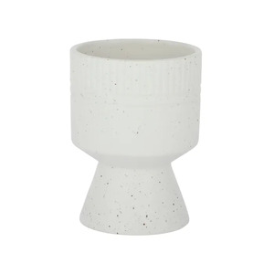 Synoro Ceramic Pot 11.5x16cm White