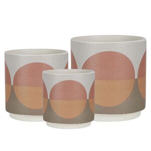 Medium Cislo Ceramic Pots Multi - BULK ITEM