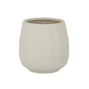 Archer Ceramic Pot 16x16cm Nude Sand