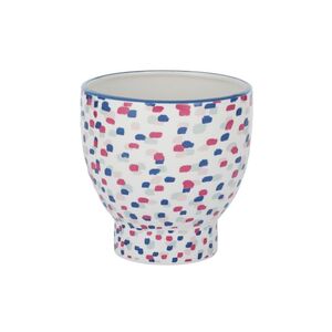 Confetti Ceramic Pot 15.5x15.5cm Multi