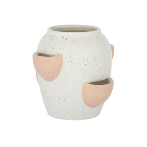 Haven Ceramic Herb Pot 20x18cm Natural