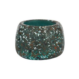 Galena Terrazzo Pot 12.5x9cm Green