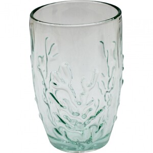 Juice Glass Coral Mint