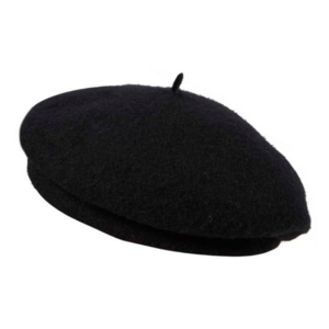 LADIES BERET - HARLOW BLACK - OS