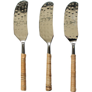 Spreader Rattan Handle S/3