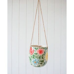 Hanging Pot/Planter - Gardenia - Tall - Multi Floral - 16x16x16