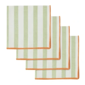 Luna S/4 Cott Napkins 40cm Pist/Papya