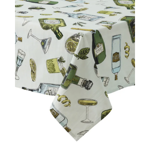 Gimlet Cotton Tablecloth 140x240cm Green