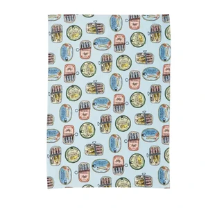 Sardines Cotton Tea Towel 50x70cm Multi