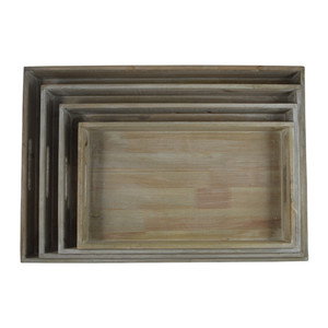 Xlarge wood tray