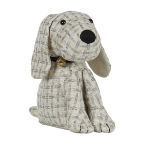 Bruno Dog Door Stop 28x14x25cm Taupe - BULK ITEM