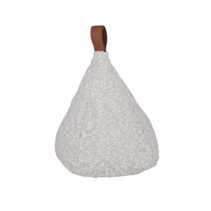 Cate Boucle Door Stop 14x18cm Ivory - BULK ITEM