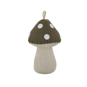 Toadstool Door Stop 16x26cm Olive