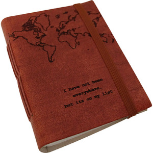 Leather N/Book Map Sm