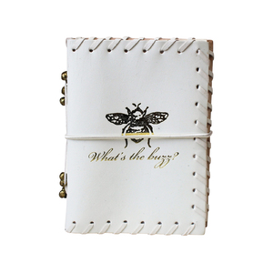 Leather N/Book Buzz White
