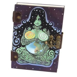 8x6" Coptic Bind Journal with Mother Earth/ Tree of Life Design 20x15cm 2 Asstd