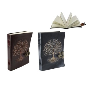 8x6 Leather Tree of Life Journal 2 Asstd