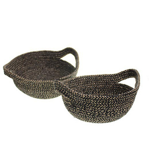 Jute Baket Set/2, 22*8.5cm Small 20*8cm - Sizes sold separately
