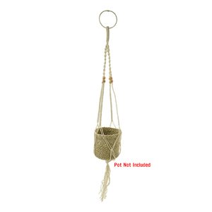 Cotton Hanger W/Beads H120