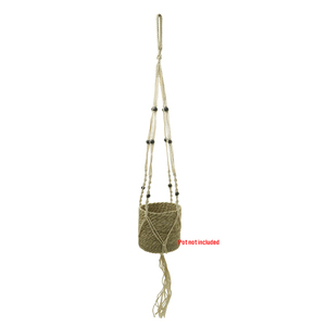 Cotton Hanger w/Beads H115cm