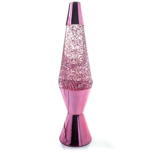 DIAMOND GLITTER MOTION LAVA LAMP ROSE GOLD - BULK ITEM