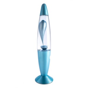 METALLIC MOTION LAVA LAMP BLUE - BULK ITEM