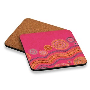 S/6 RED SPIRIT COASTER (104)