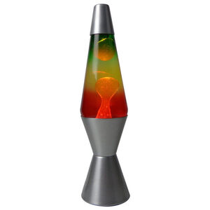 Lava Lamp H 36cm Rainbow/White - BULK ITEM