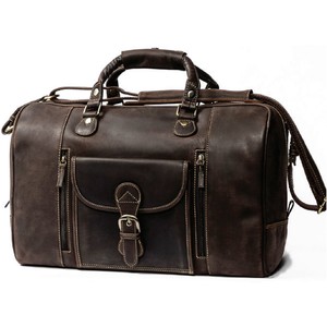 Kunjara travel bag dark brown