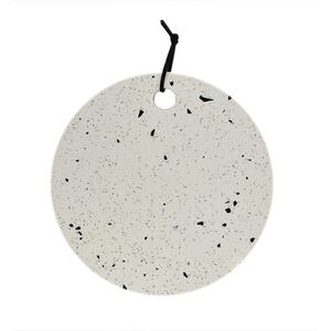 Terrazzo Round Serving Board 30cm White - BULK ITEM