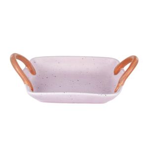 Vida Ceramic Tray 14x20.5cm Lilac/Terra - Bulk item