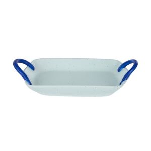 Vida Ceramic Tray 17x31.5cm Grn/Blue - Click & Collect Only