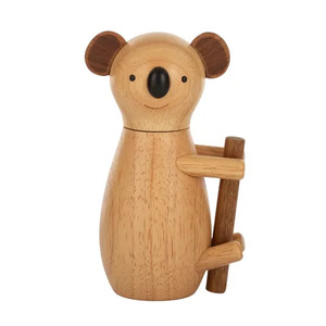 Karen Koala Wood Pepper Mill 7x16cm Nat