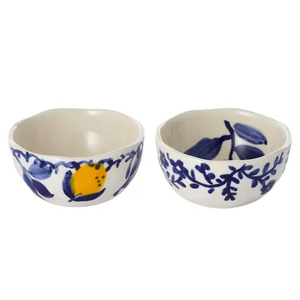 Limonata Ceramic Bowl 10.5x5cm 2 Asst