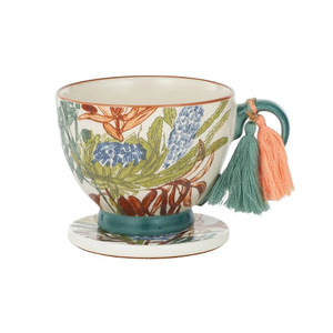 Umber Ceramic 2pc Mug Set 14.5x11x8.5cm