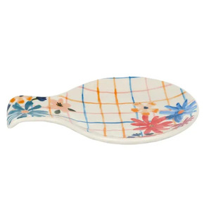 Frankie Ceramic Spoon Rest 14x20cm Multi