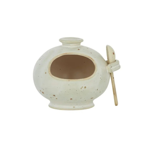 Francis Ceramic Salt Pig  15x12.5x12.5cm