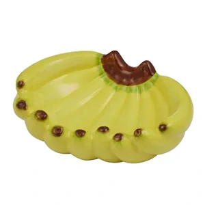 Bananas Ceramic Bowl 19x24x6.5cm Yellow - BULK ITEM