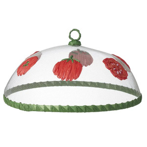 Pomodoro Mesh Food Cover 35cm Red/Green